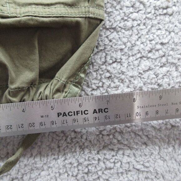 Abercrombie & Fitch Vintage Parachute Cargo Pants Y2K Womens 32/ 14S Green - Picture 10 of 11